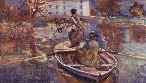 Wild Life in East Anglia: Smelt-Netting in a Mill Pool by Frank Southgate