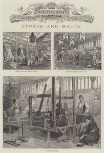 Colonial and Indian Exhibition, Cyprus and Malta by Frank Watkins