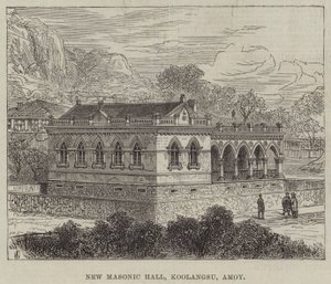New Masonic Hall, Koolangsu, Amoy by Frank Watkins