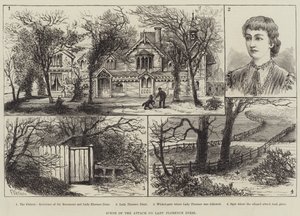 Scene of the Attack on Lady Florence Dixie by Frank Watkins