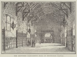The Restored Parliament Hall in Edinburgh Castle by Frank Watkins