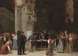 Drawing for military service - modern Italy by Frank William Warwick Topham