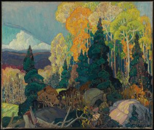 Autumn Hillside by Franklin Carmichael
