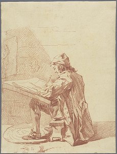 An Artist Sketching in His Studio by François André Vincent