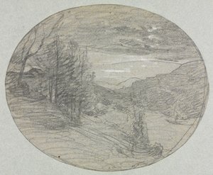 Landscape by François Auguste Ravier