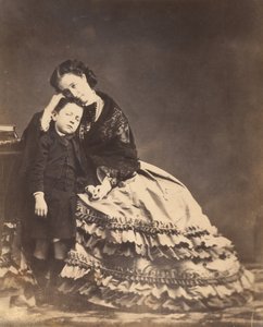 Empress Eugénie and the Prince Imperial, 1862