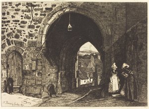 The Gate of St Malo at Dinan