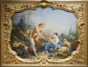 The Complacent Shepherd, Paris, National Archives, Hôtel de Soubise