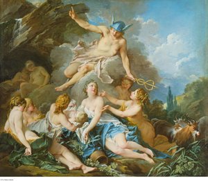 Mercury Confiding the Infant Bacchus to the Nymphs