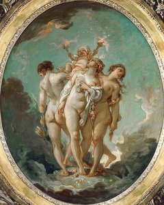 The Three Graces with Cupid