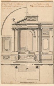 Elevation of Altar Screen, ca. 1770