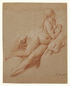 Study of a Reclining Nude by François Boucher