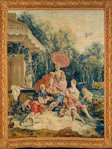 The Collation from a Set of the Italian Village Scenes