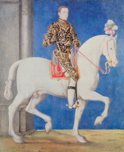 Equestrian Portrait Presumed to be Dauphin Henri II (1519-59) c.1543