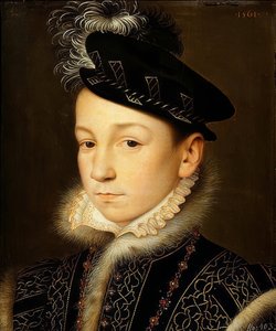 King Charles IX of France (1550-1574), Bust Portrait. 1561