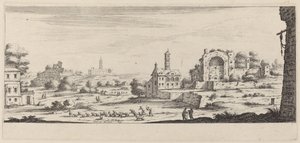 View of the Sun Temple in Rome