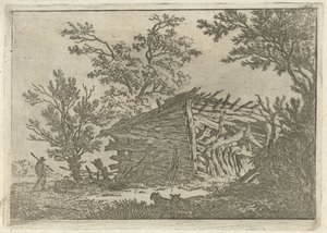 Landscape with a Dilapidated Barn