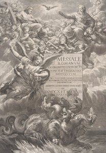 The Holy Trinity with Saint Michael Vanquishing a Six-Headed Dragon, Frontispiece by François Spierre