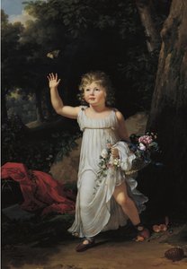 Portrait of Edgar Clarke, Full-Length, in a Forest by Francois-Xavier Fabre