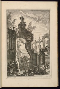 Design for Fountain with Trelliswork Arches by François de Cuvilliés the Elder