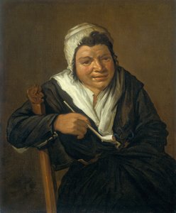 A Woman Smoking a Pipe