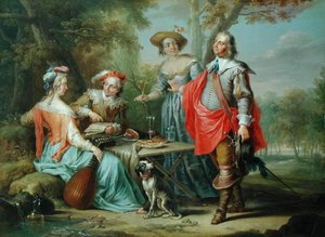 Picnic in the Park by Frans Christoph Janneck