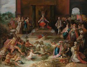 Allegory on the Abdication of Emperor Charles V by Frans Francken (II)