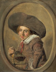 A Young Man in a Large Hat by Frans Hals
