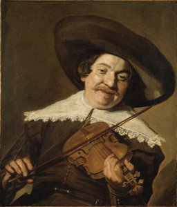 Daniel van Aken Playing the Violin by Frans Hals