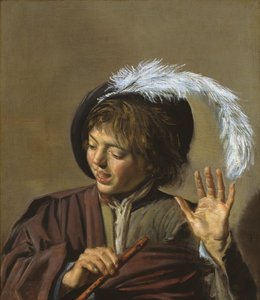 Boy with Flute by Frans Hals