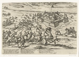 Capture of the Sconce at Zutphen, 1591 (Series: Dutch and Foreign Events, 1587-1612)