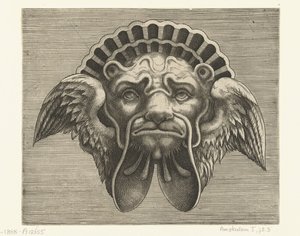 Mask with Wings Instead of Ears and a Headdress in the Shape of a Shell