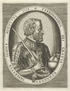 Portrait of Ferdinand I of Habsburg, German Emperor by Frans Huys