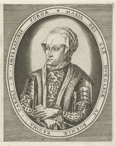 Portrait of Regent Maria of Hungary by Frans Huys