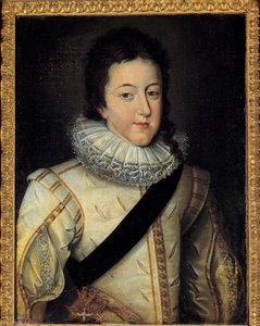 Portrait of Louis XIII, king of France and Navarre at the time of his marriage in 1616. After Frans Pourbus Le Jeune by Frans II Pourbus