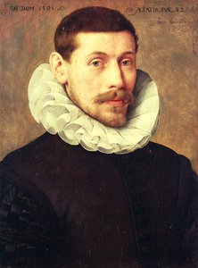 Portrait of a Man, Aged 32 by Frans II Pourbus
