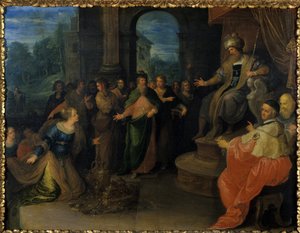 The Queen of Sheba before Solomon