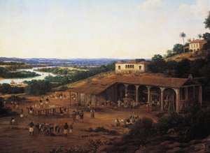 Sugarcane Mills in Brazil, by Frans Post