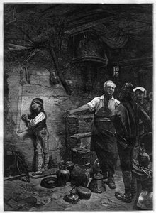 Portrait of Gioachino Rossini, Italian composer in the Boilermaker