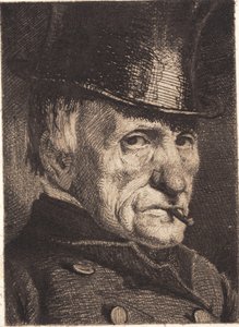 Man with Hat and Cigar
