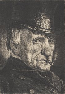 Man with Hat and Cigar