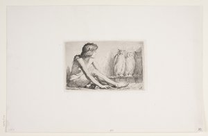 The Girl with the Owls by Frans Schwartz