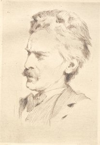 Portrait of Wood Engraver F. Hendriksen