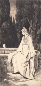 The Princess at the Fountain