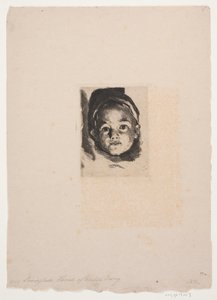 Test Plate: Head of a Little Boy