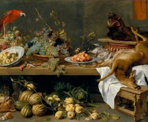 Still Life with Fruit, Vegetables and Dead Game