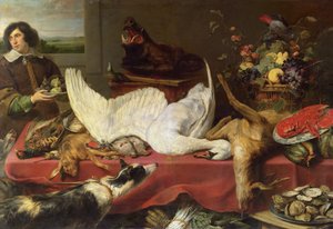 Still Life with a Swan