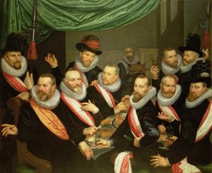 Banquet of the Officers and Subalterns of the Civil Guard of San Jorge by Frans de Grebber
