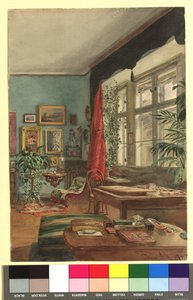 Studio of the Painter Franz Alt at Skodagasse 11 by Franz Alt