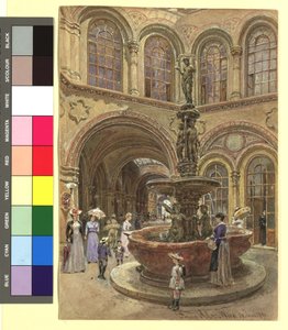 The Fountain in the Courtyard of the Former Austro-Hungarian Bank in Herrengasse 14